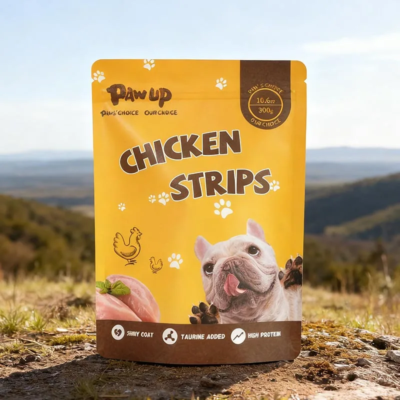 ခွေးအစာထုပ်ပိုးအိတ်များသည် အိမ်မွေးတိရစ္ဆာန်ပိုင်ရှင်များနှစ်သက်သော လူသားဆန်သောဒီဇိုင်းဖြင့် လက်တွေ့ကျပြီး ဘေးကင်းမှုကို အာရုံစိုက်သည်။